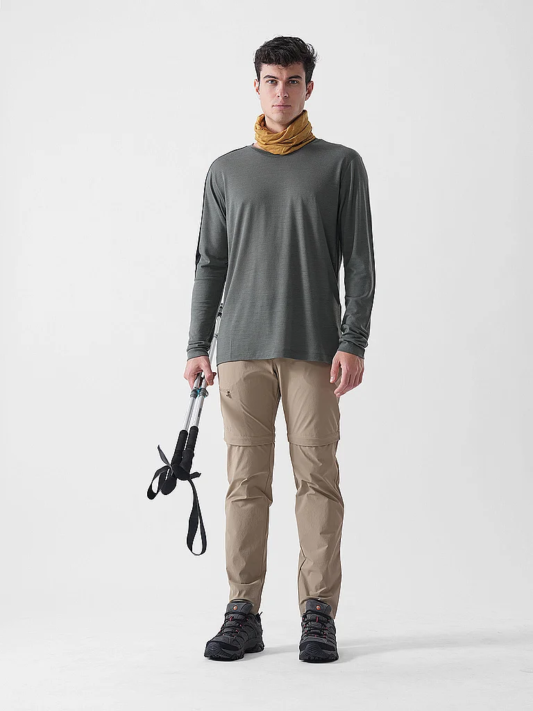maier sports Herren Zippoff-Wanderhose Tajo T Beige | 50